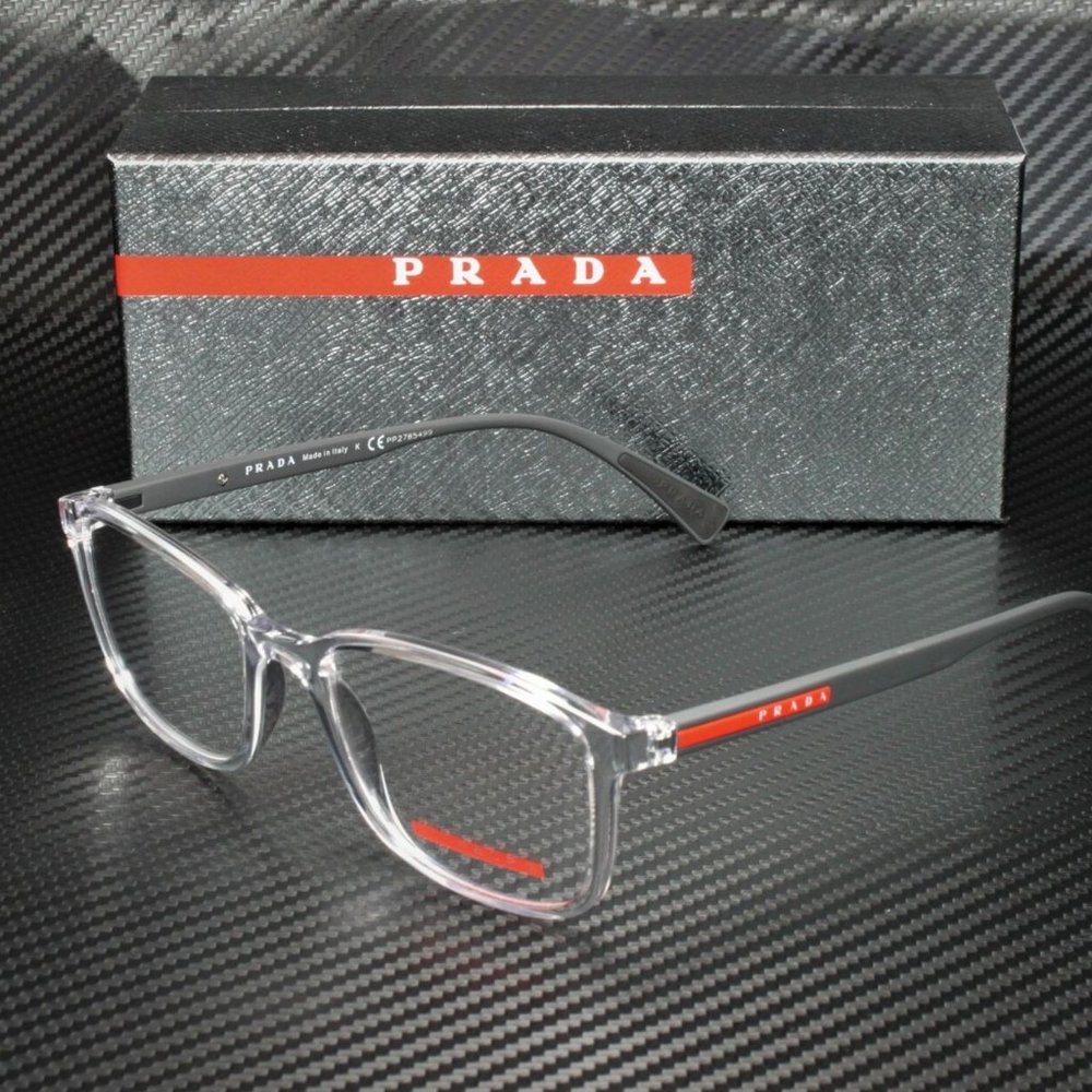 Prada Men's Transparent Eyeglasses!
